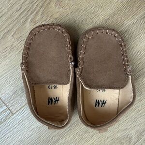 H&M Brown Kids Moccasin Slip-Ons - 9/12 months
